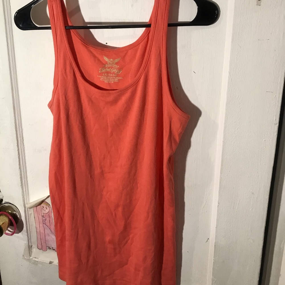 A pink workout tee